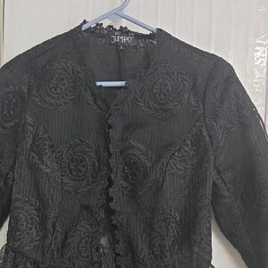 Jump Black Lace Detail Jacket